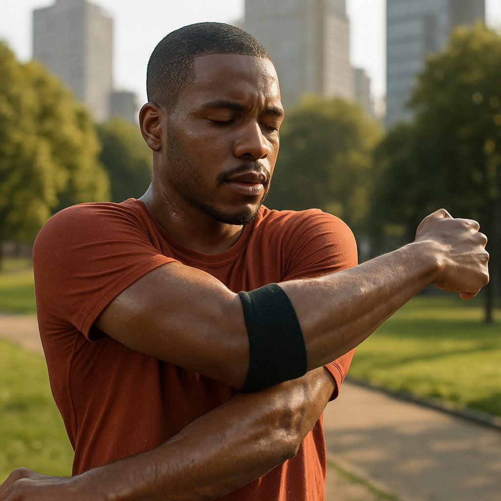 ChangeNow Copper-Ion Compression Arm Sleeve with UV Block - lifestyle 4