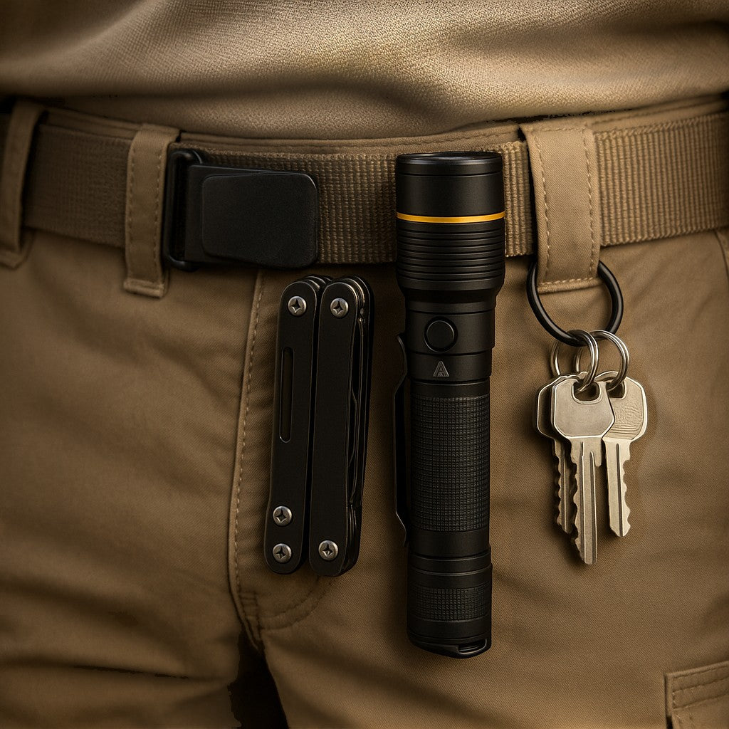 Pa Ortodox Tactical LED Flashlight with Hand Strap - lifestyle 3