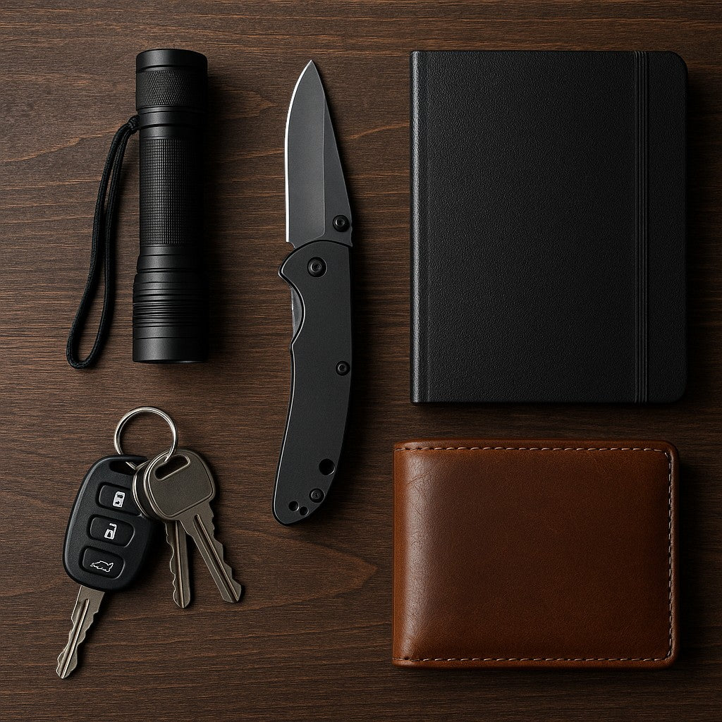 Black Tactical Flashlight — Rechargeable Zoomable LED - lifestyle 5