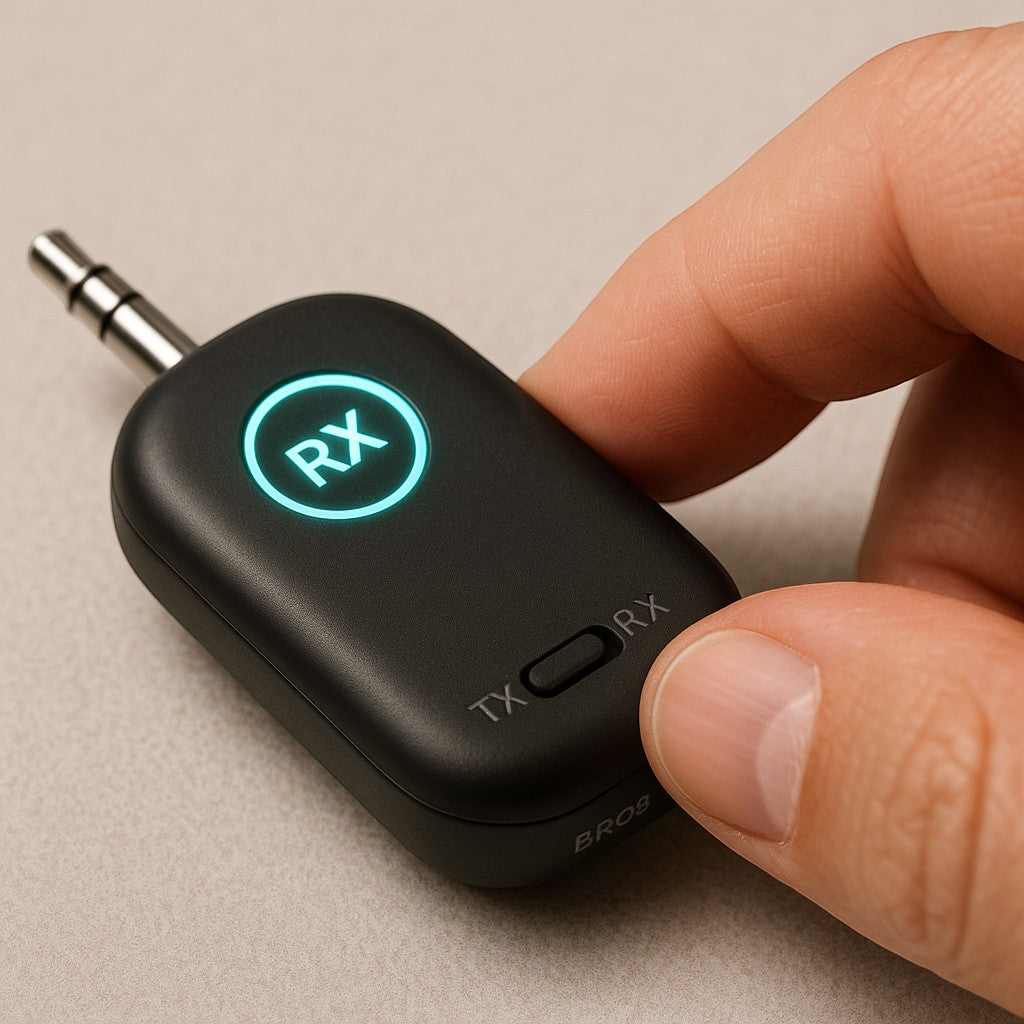 BR08 Bluetooth Receiver & Transmitter — 2-in-1 Aux - lifestyle 2