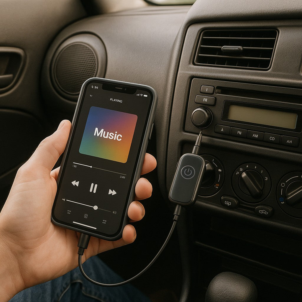 BR08 Bluetooth Receiver & Transmitter — 2-in-1 Aux - lifestyle 4