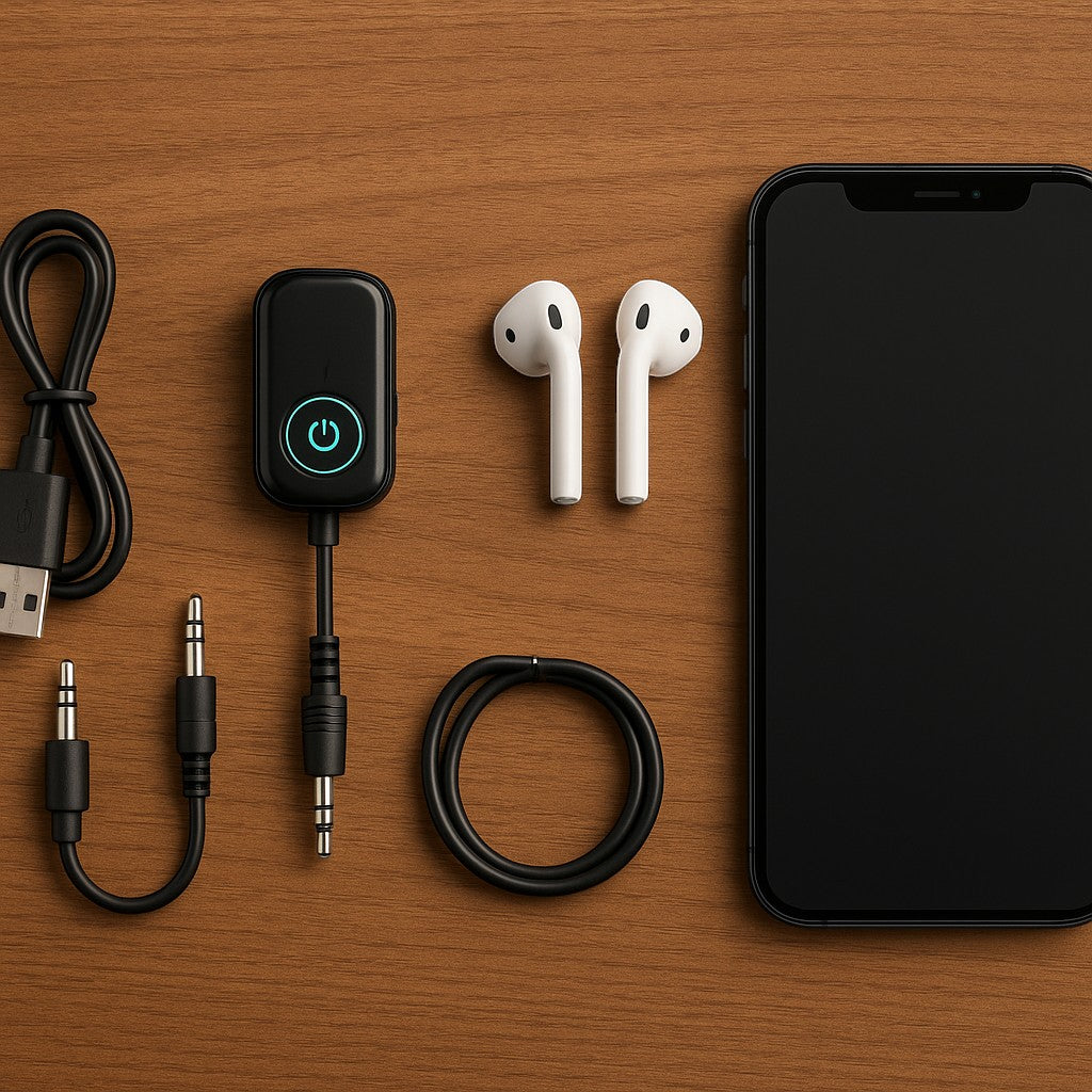 BR08 Bluetooth Receiver & Transmitter — 2-in-1 Aux - lifestyle 5