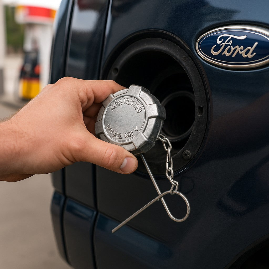 Jekarsy Diesel Fuel Cap — Ford 4200/4800/4900 Truck - lifestyle 1
