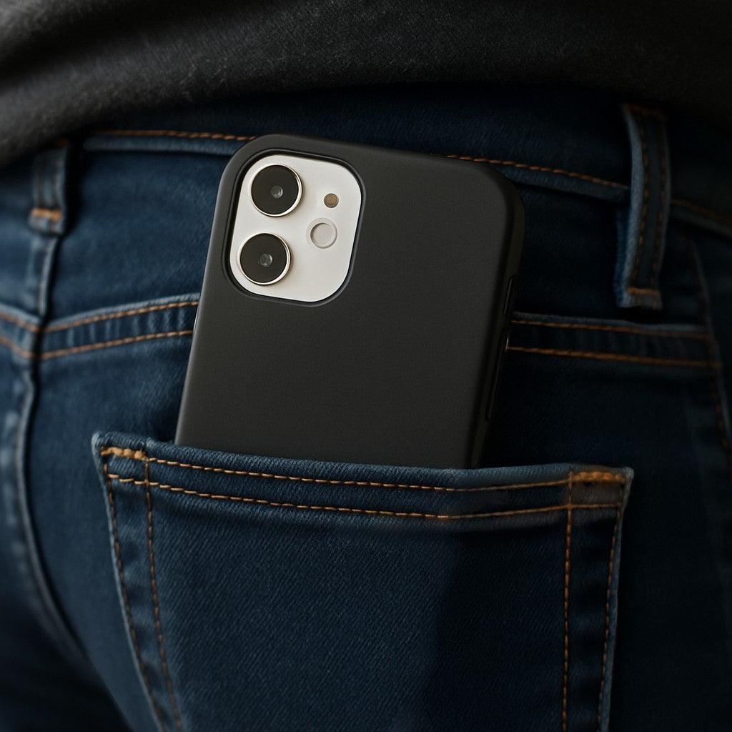 Luxeon iPhone Case — Matte Black Anti-Fall Shockproof - lifestyle 4