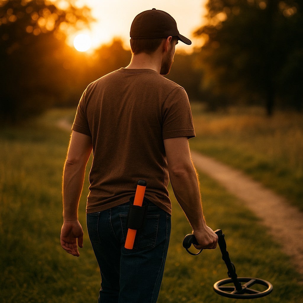 Handheld Metal Detector Pinpointer for Beach & Coin Hunting - lifestyle 5
