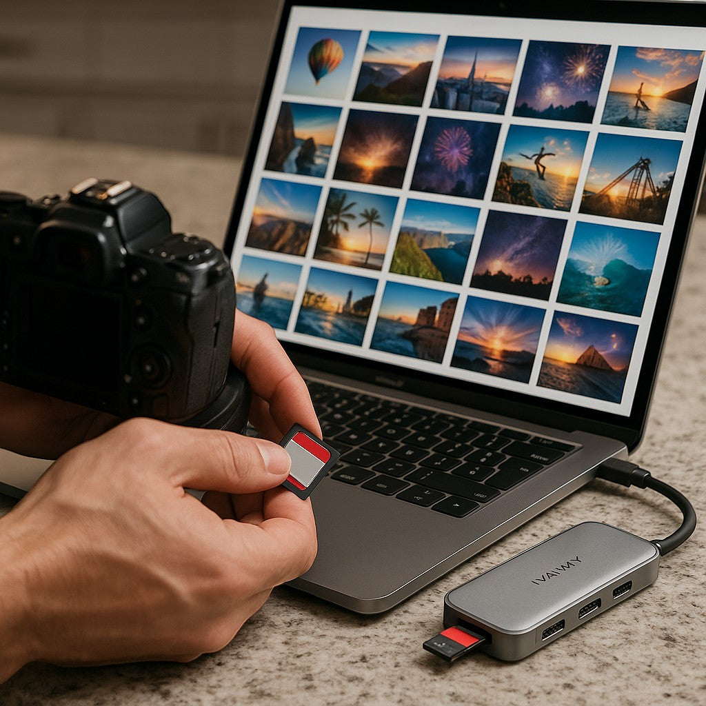 iVANKY 7-in-1 USB-C Hub 100W PD 4K HDMI SD Card Reader - lifestyle 5