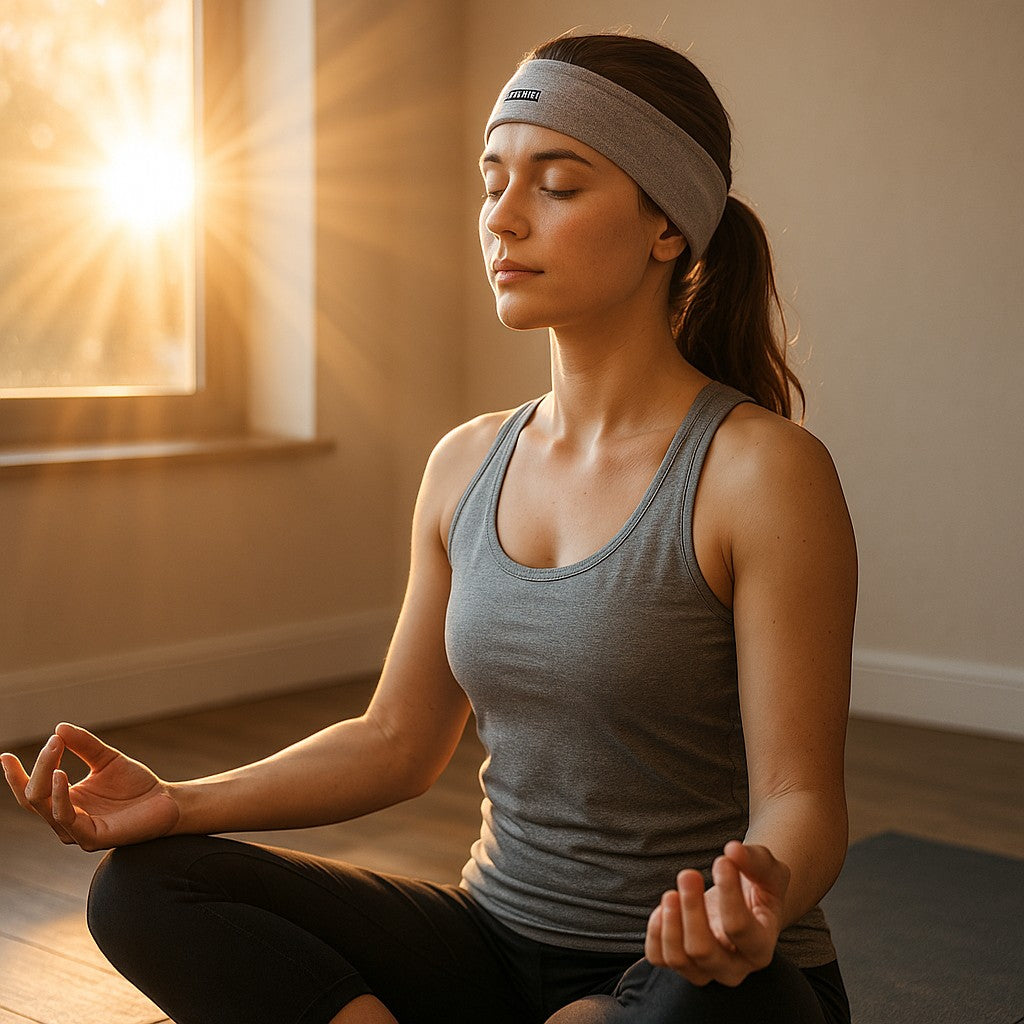 TOPIEI Wireless Music Headband Sleep Bluetooth Headphones - lifestyle 5
