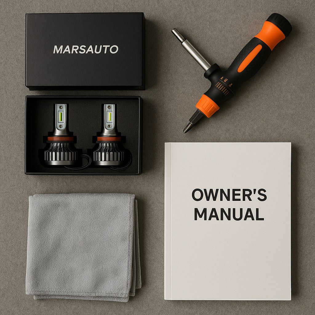 MARSAUTO LED Headlight Bulbs - lifestyle 4