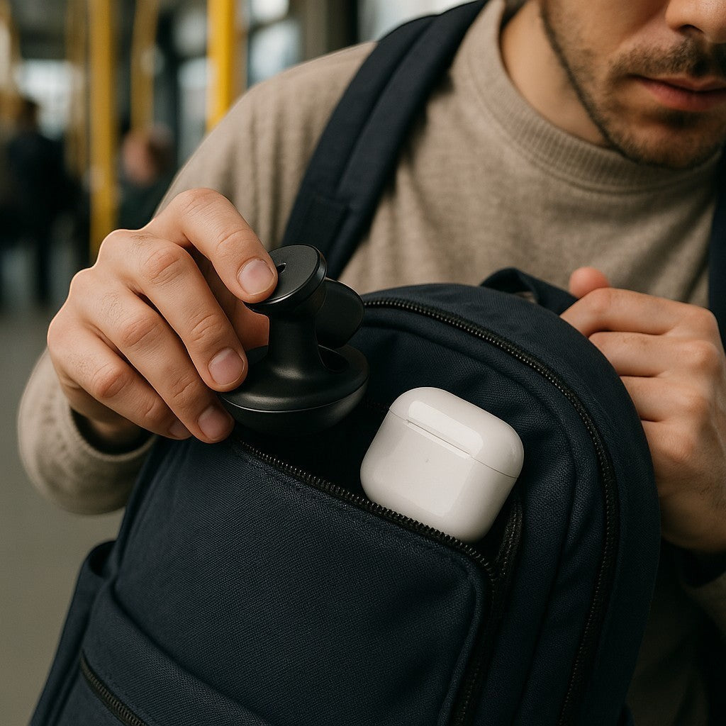 2-in-1 Portable Wireless Charger AirPods Apple Watch Travel - lifestyle 3