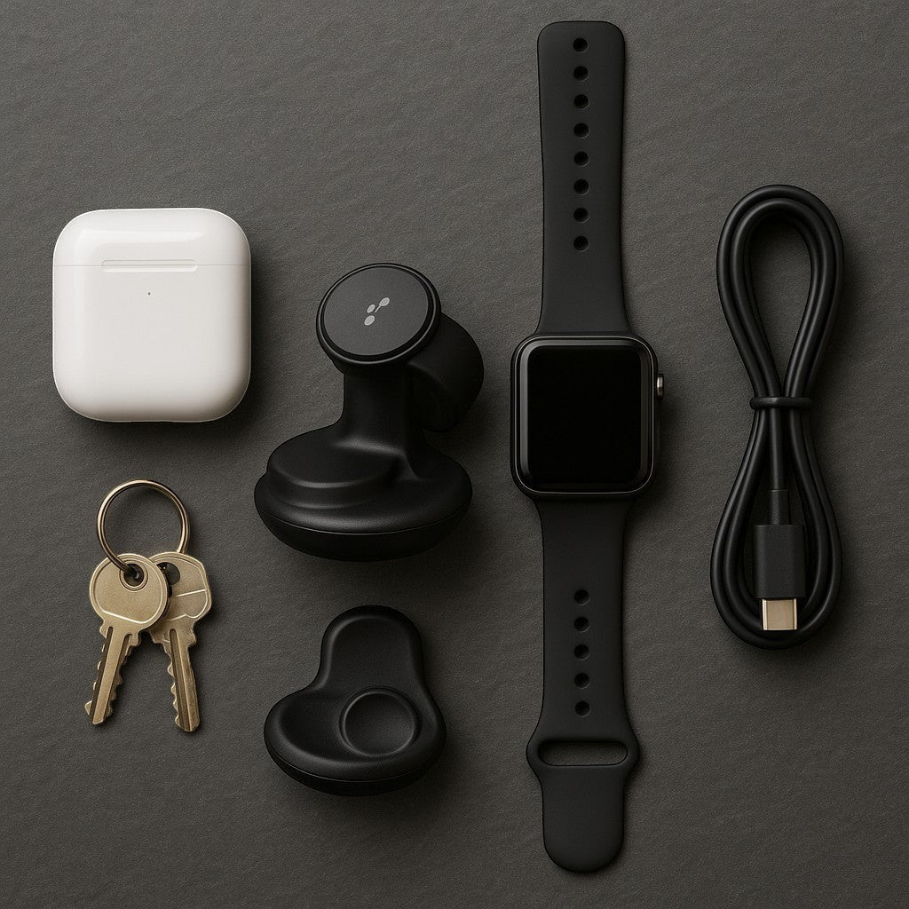 2-in-1 Portable Wireless Charger AirPods Apple Watch Travel - lifestyle 4