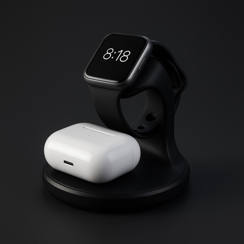 2-in-1 Portable Wireless Charger Apple Watch AirPods Pocket - lifestyle 6