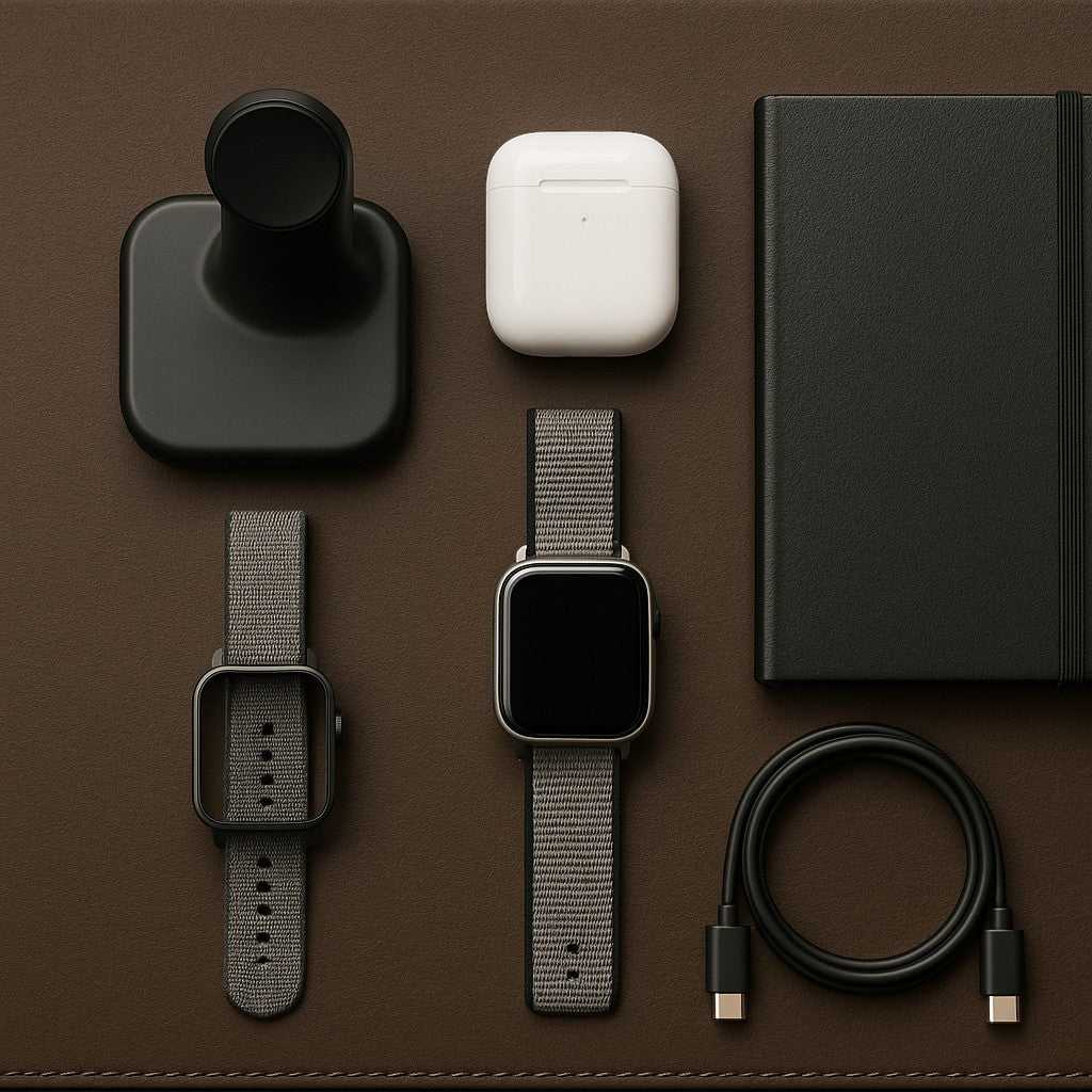 2-in-1 Portable Wireless Charger Apple Watch AirPods Mini - lifestyle 4