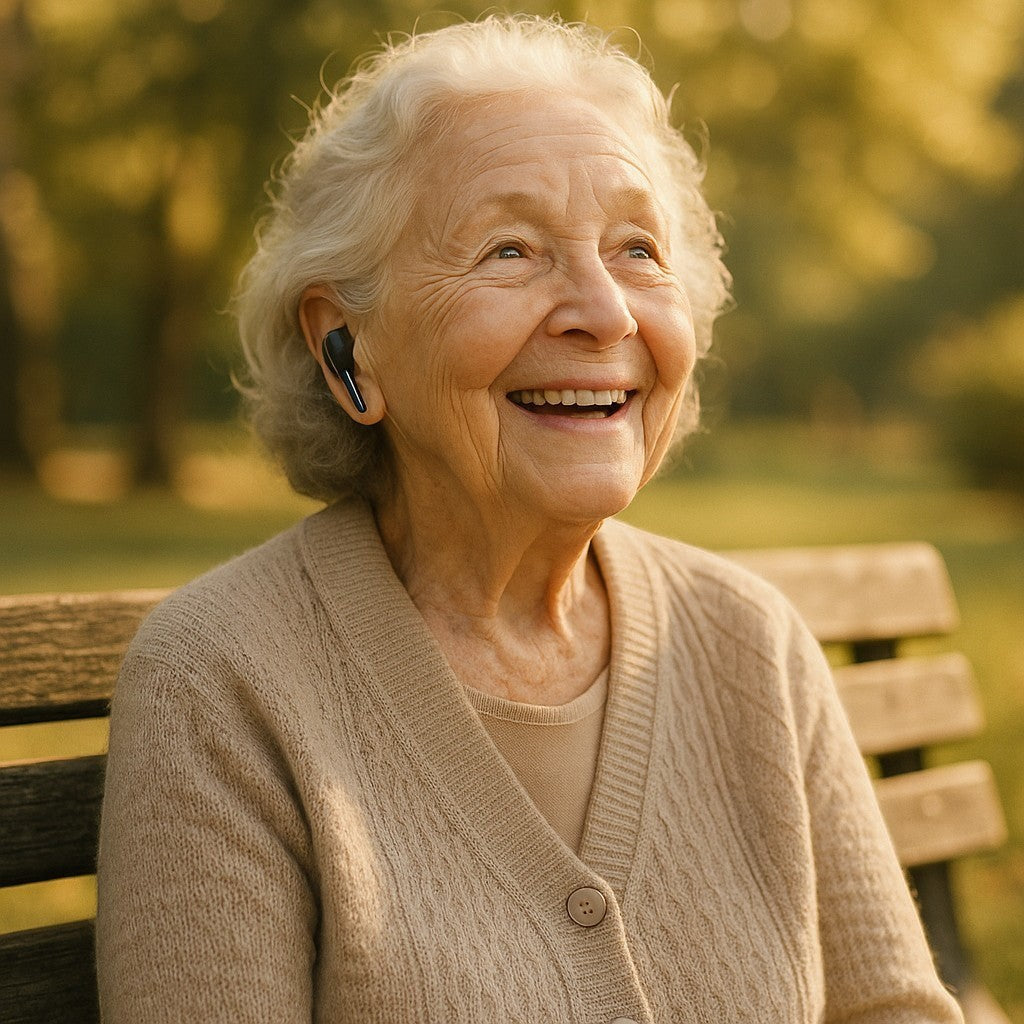 Wireless Earbuds Hearing Aid Mode Digital Power Display