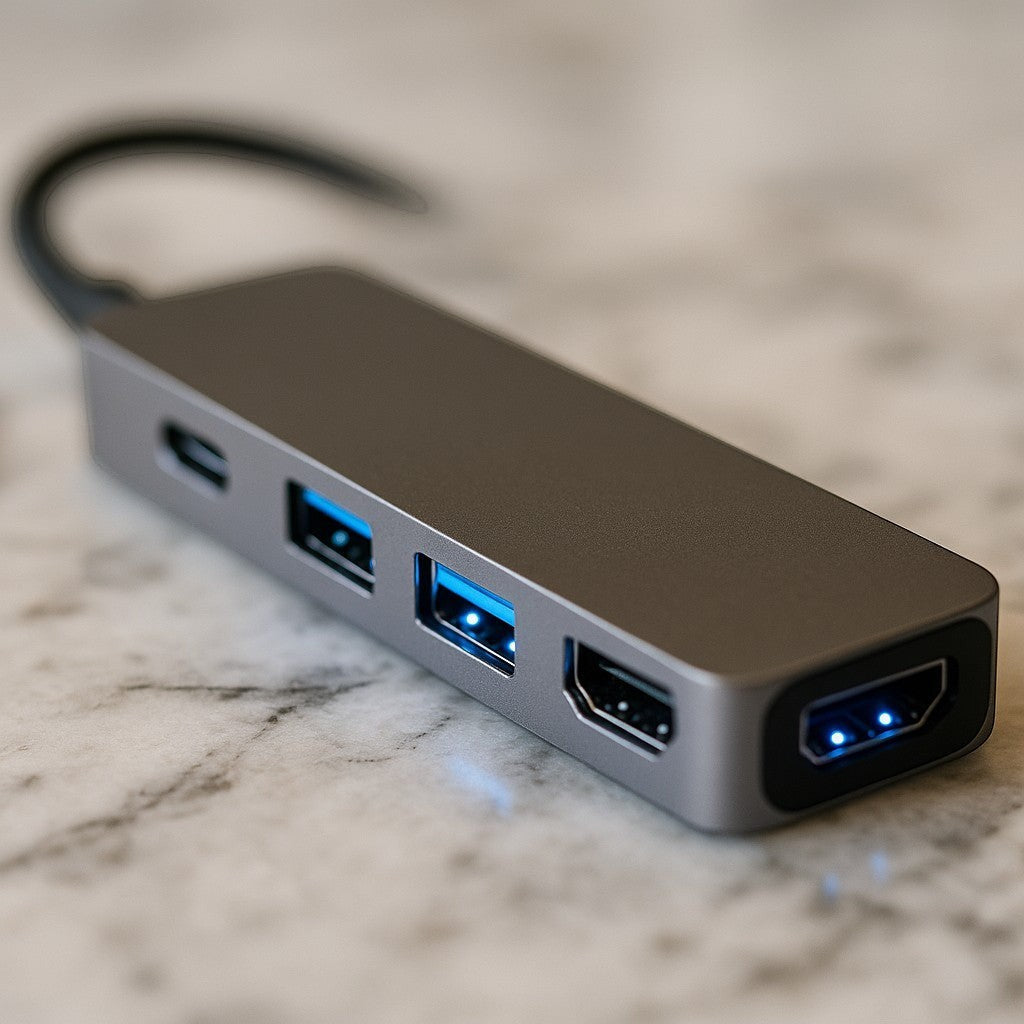 USB-C 5-Port Hub 4K HDMI Multifunction Adapter MacBook