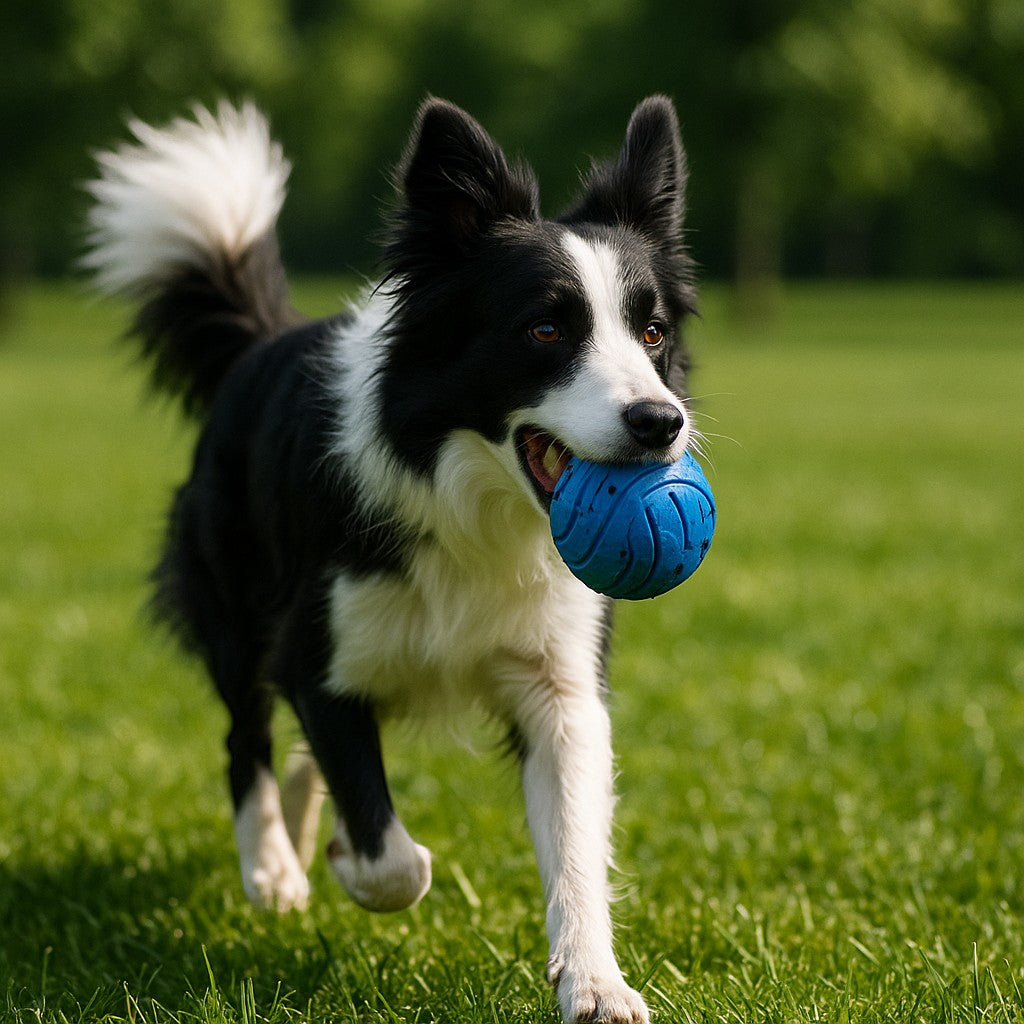 Xeuch Blue Dog Ball - lifestyle 5
