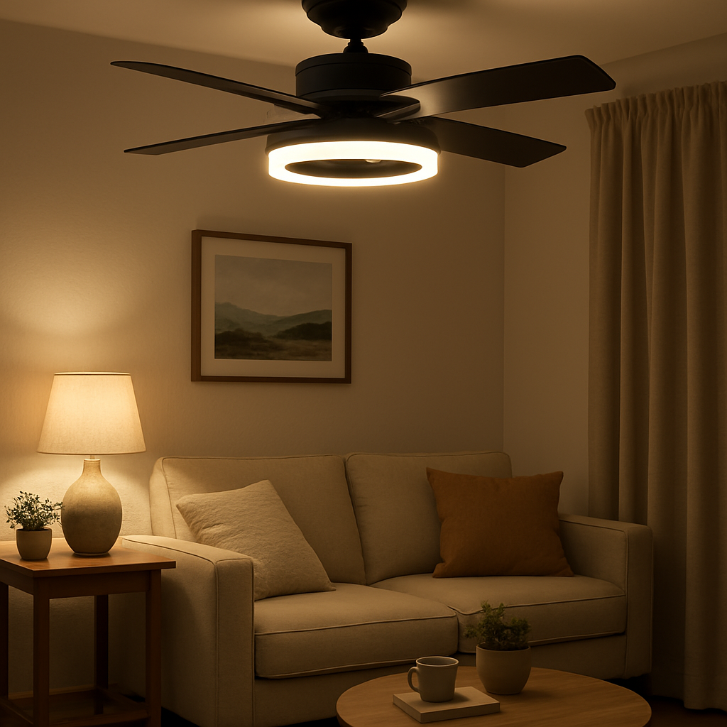 MOTCTQVD Ceiling Fan Light 3000K-6000K Dimmable 3-Color lifestyle 5