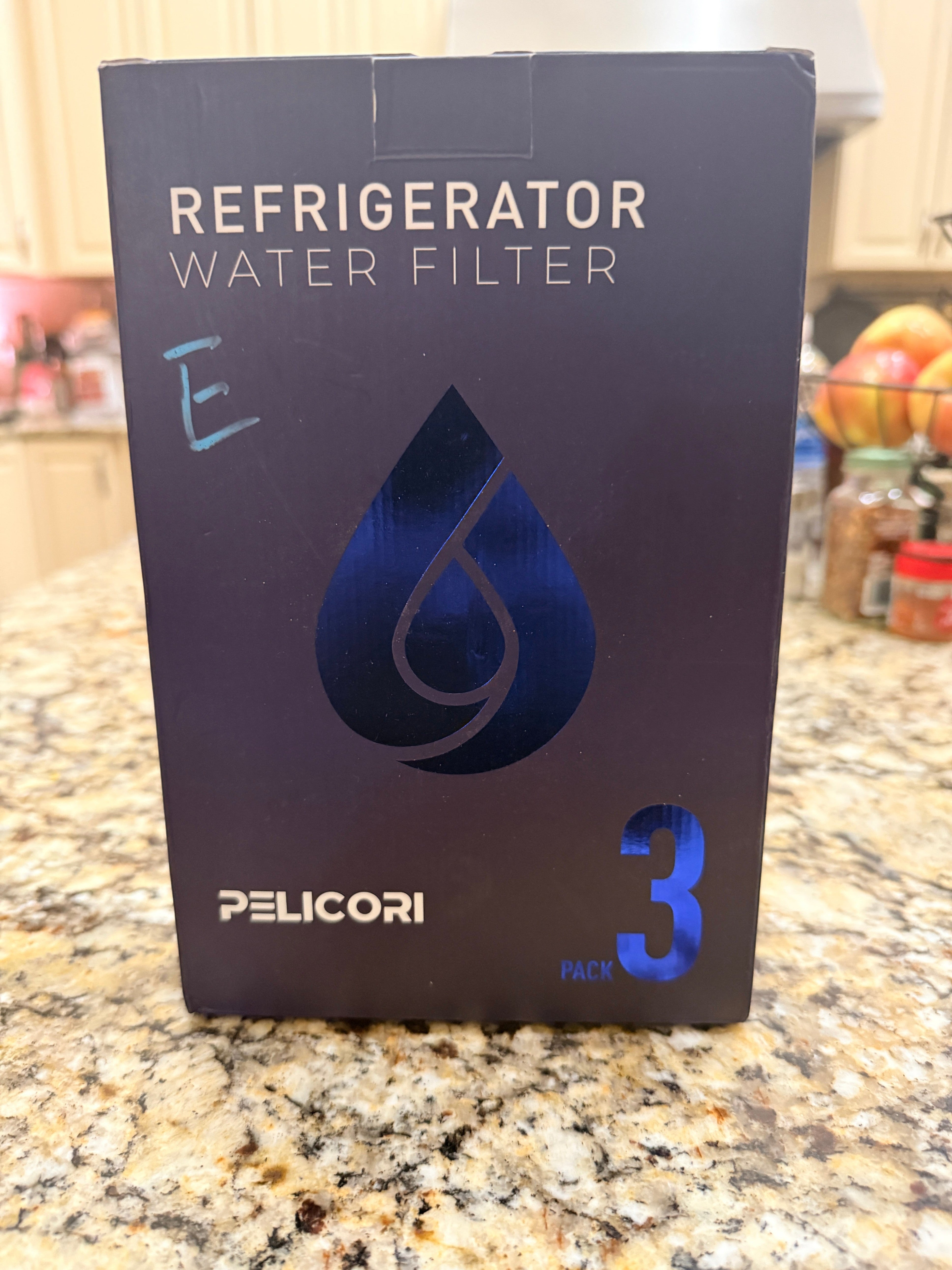Pelicori Refrigerator Water Filter 3-Pack Replacement
