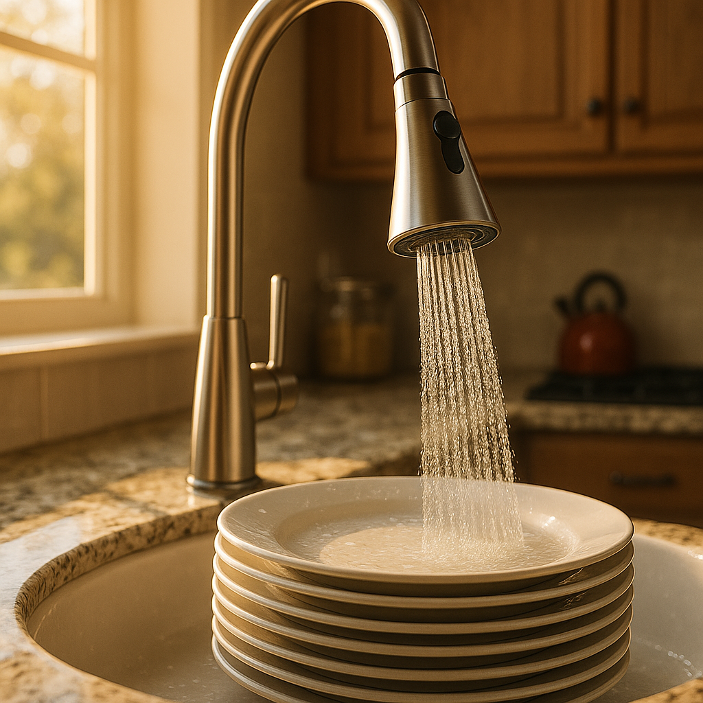 3-Function Kitchen Faucet Sprayer Swivel Attachment