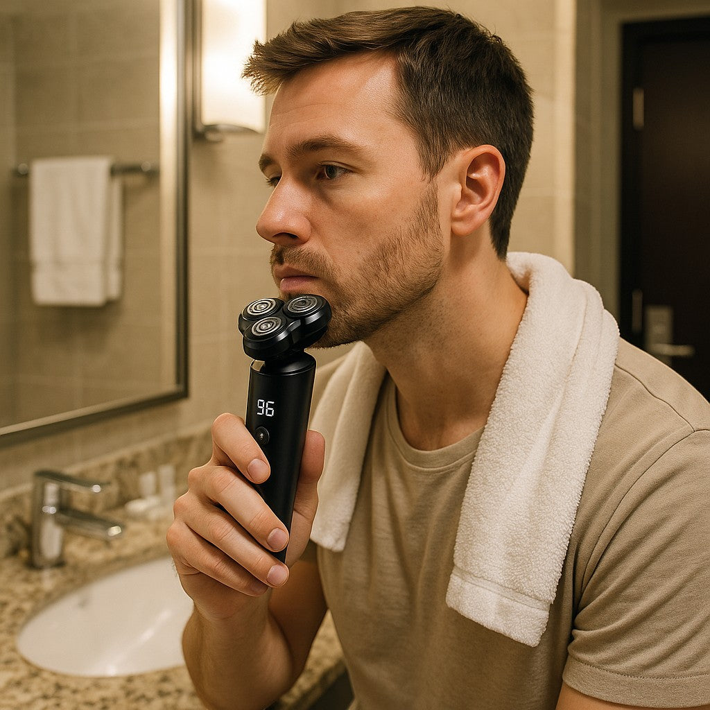 Rotary Electric Shaver TS100 LED Display Waterproof