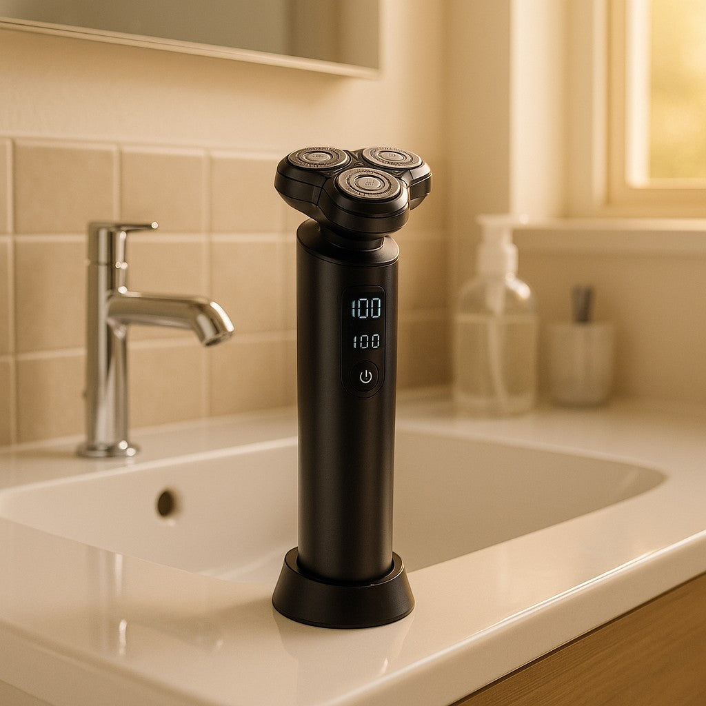 Rotary Electric Shaver TS100 LED Display Waterproof