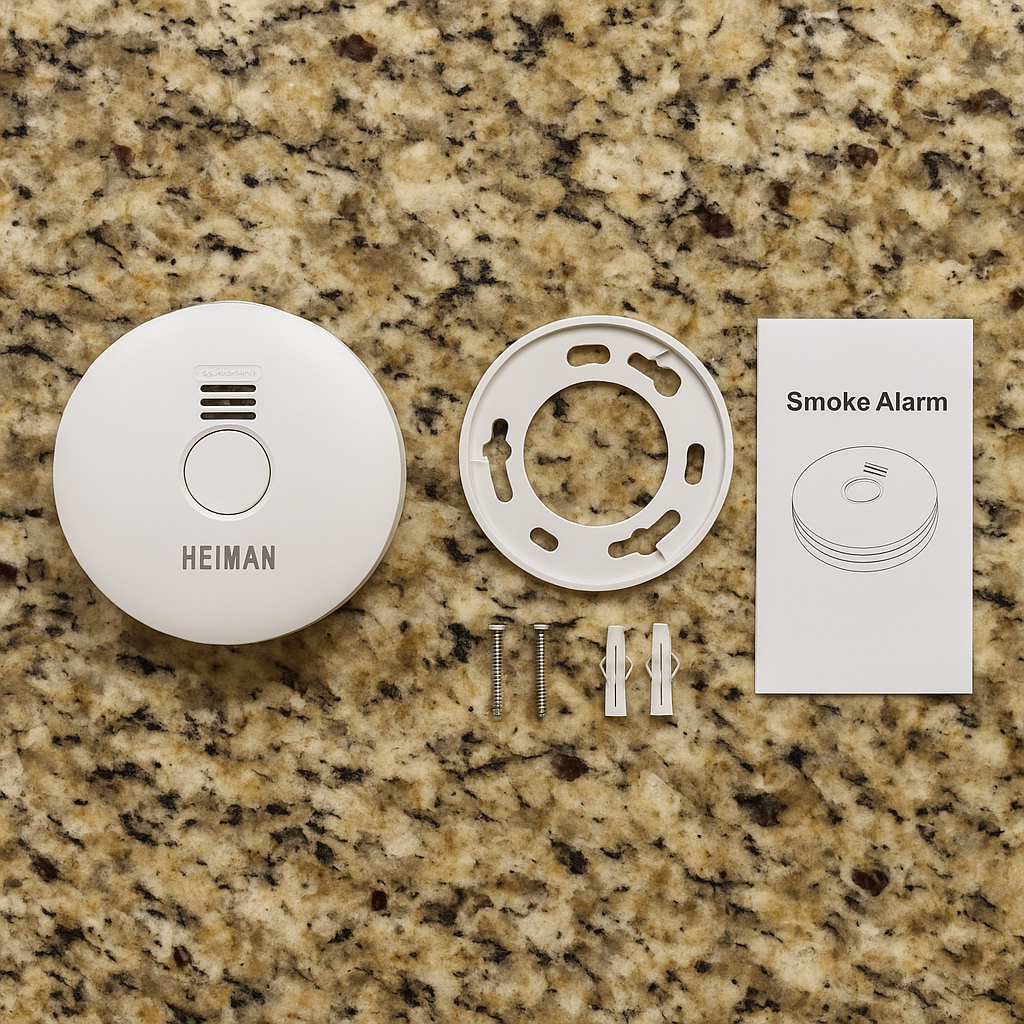 Heiman Smart Photoelectric Smoke Alarm Matter Wireless