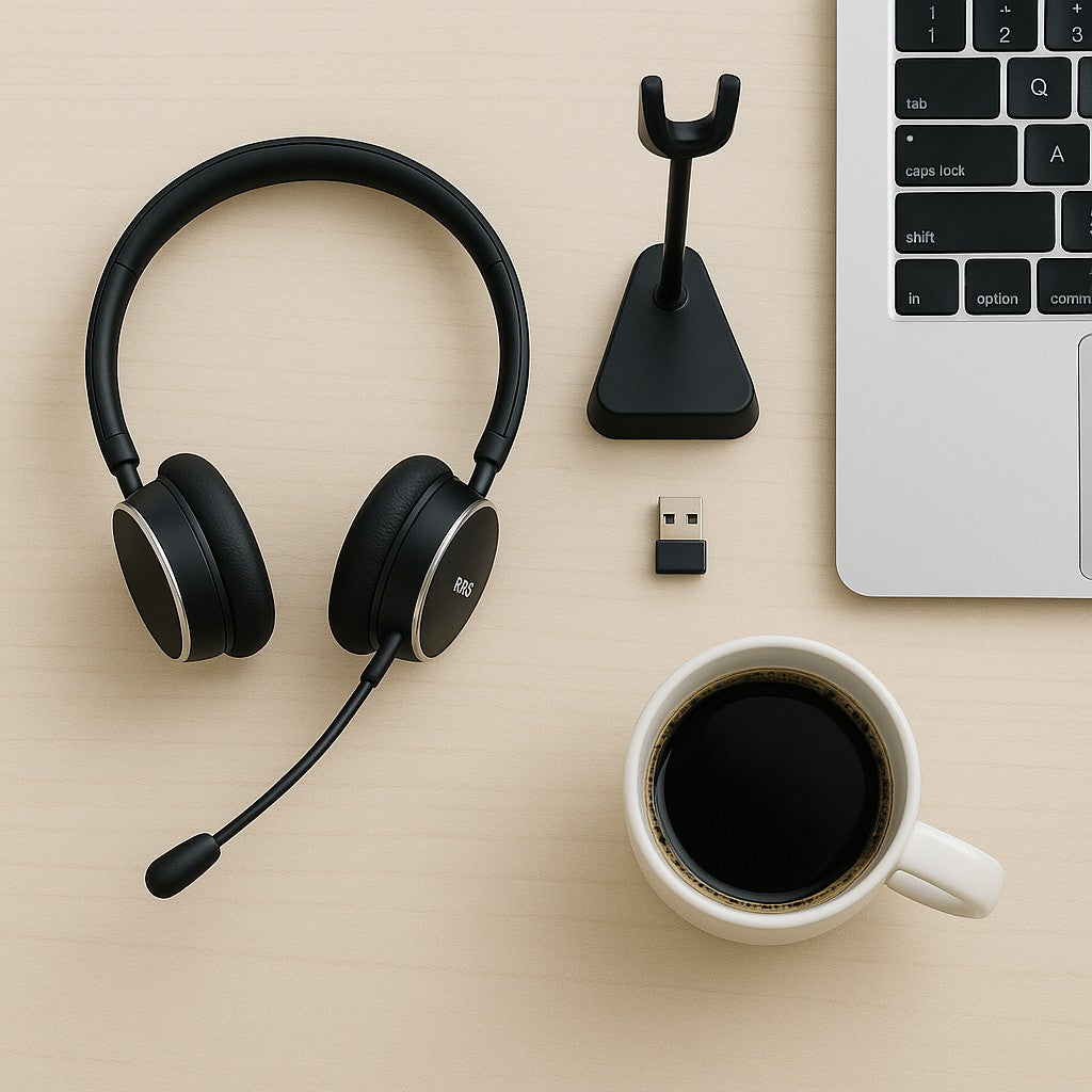 AxiomEar BT-88 Bluetooth Headset Charge Dock USB