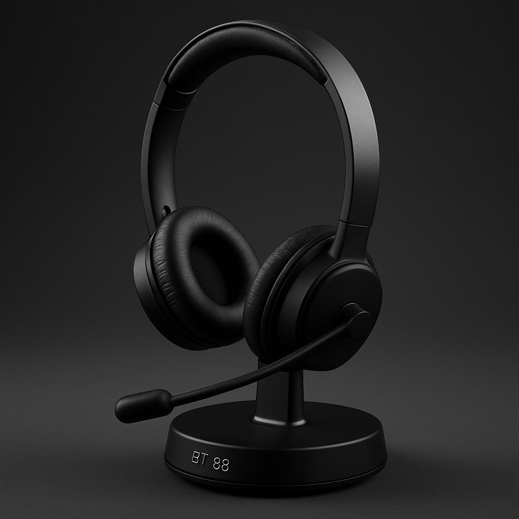 AxiomEar BT-88 Bluetooth Headset Charge Dock USB