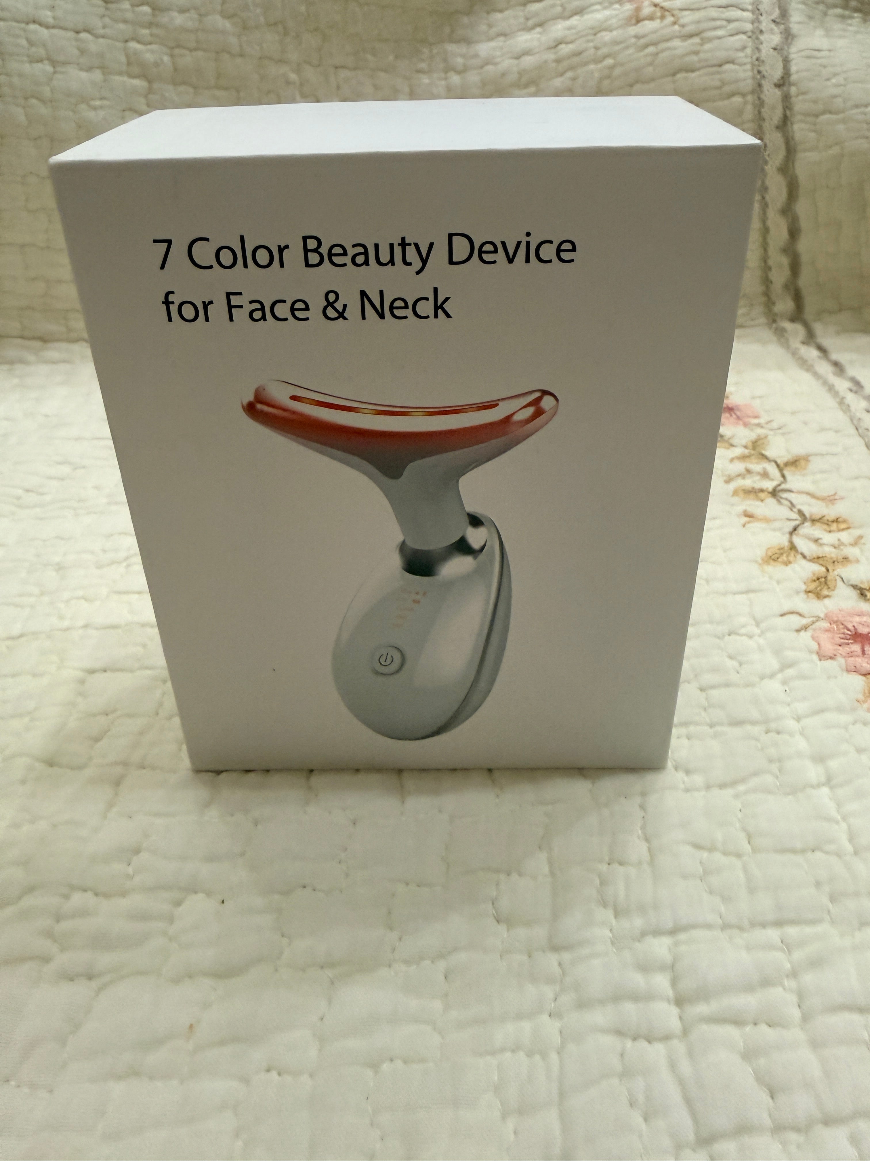 7 Color LED Beauty Device Face & Neck Light Therapy