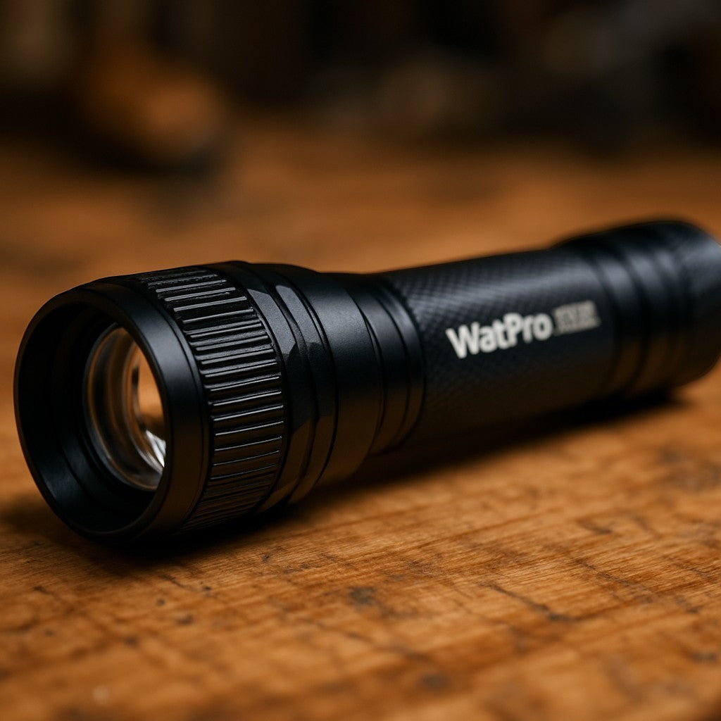 WatPro S3000 LED Flashlight 3000 Lumens Rechargeable
