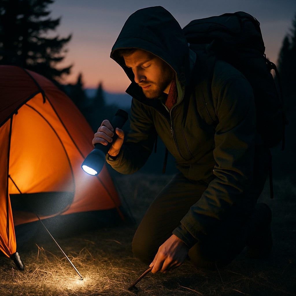 VOYLITE High Lumens Flashlight Rechargeable LED Zoom