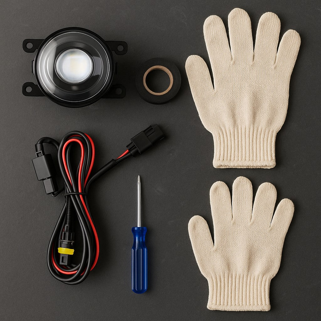 Rimthin LED Fog Light Car Projector Lens Universal