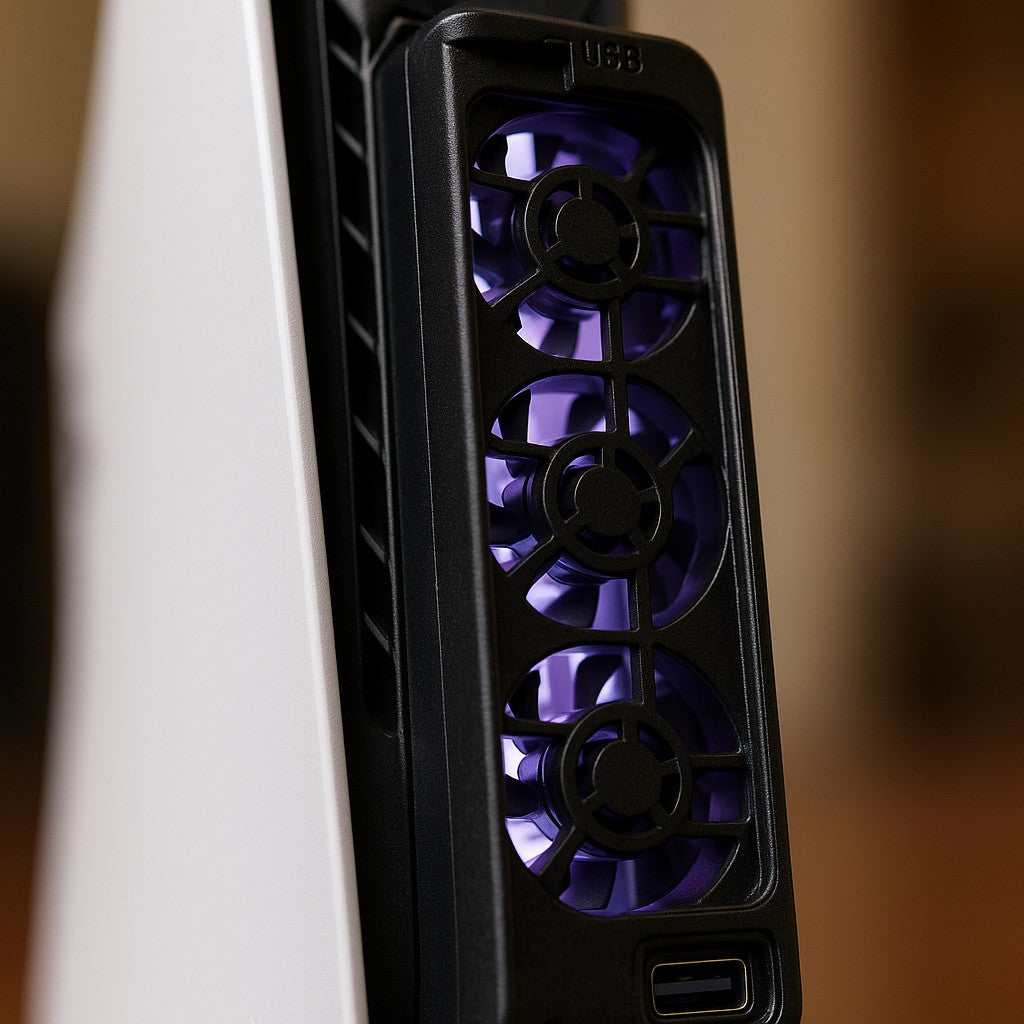 Newdery PS5 Cooling Fan Triple USB PlayStation 5
