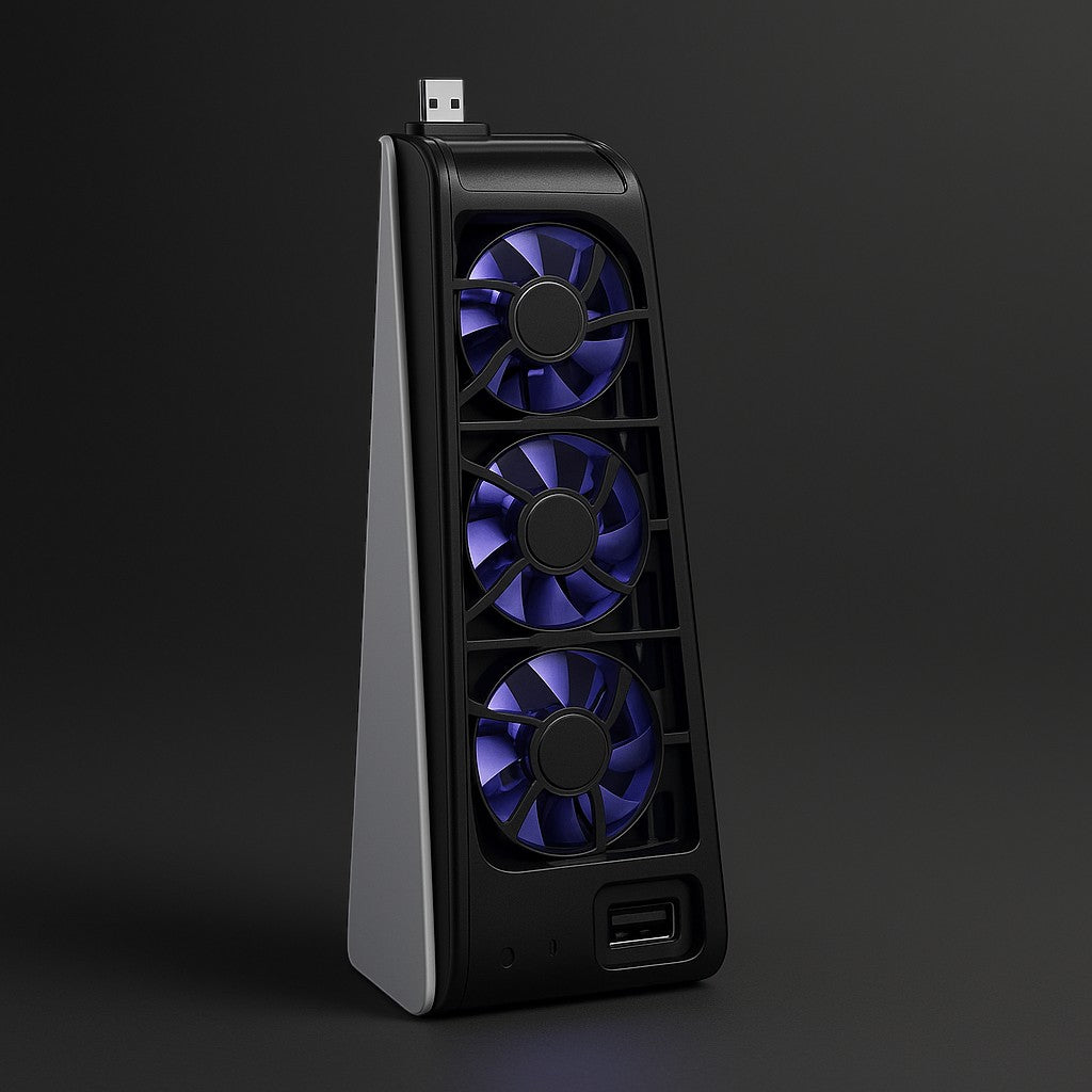 Newdery PS5 Cooling Fan Triple USB PlayStation 5