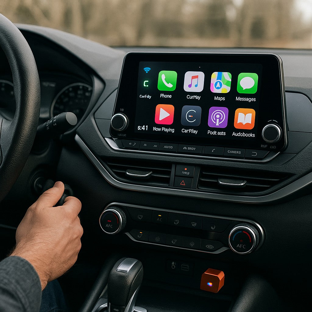 Aimoon Wireless CarPlay Adapter Metal Mini RGB USB