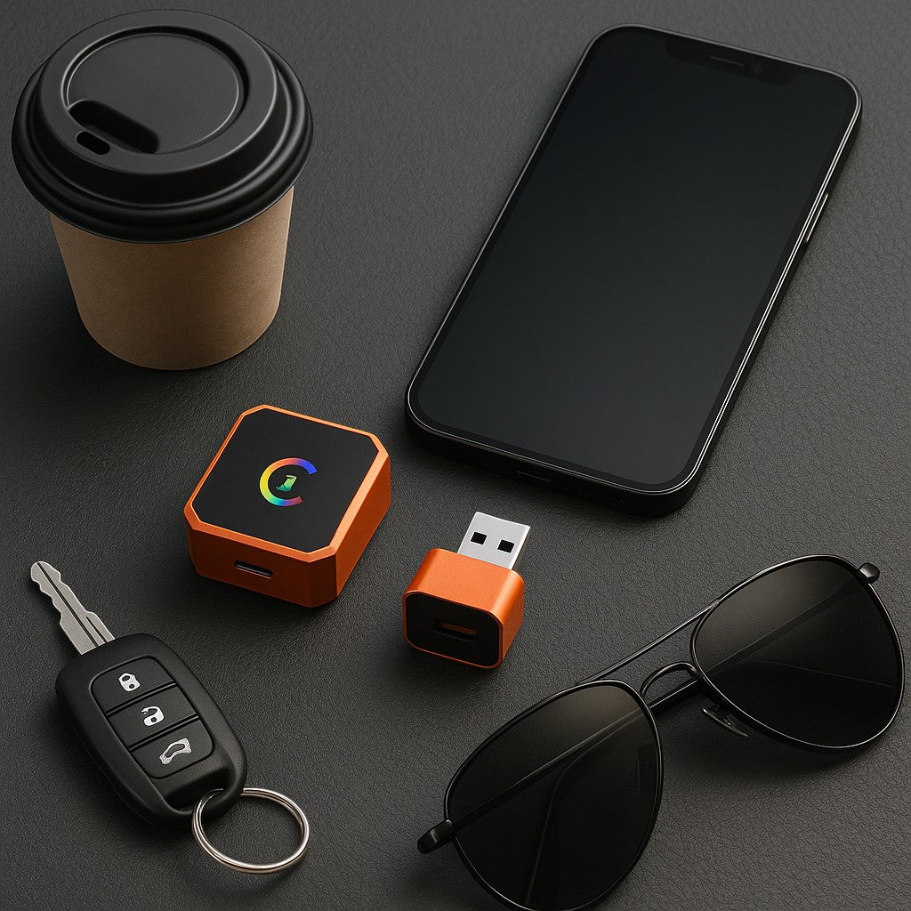 Aimoon Wireless CarPlay Adapter Metal Mini RGB USB