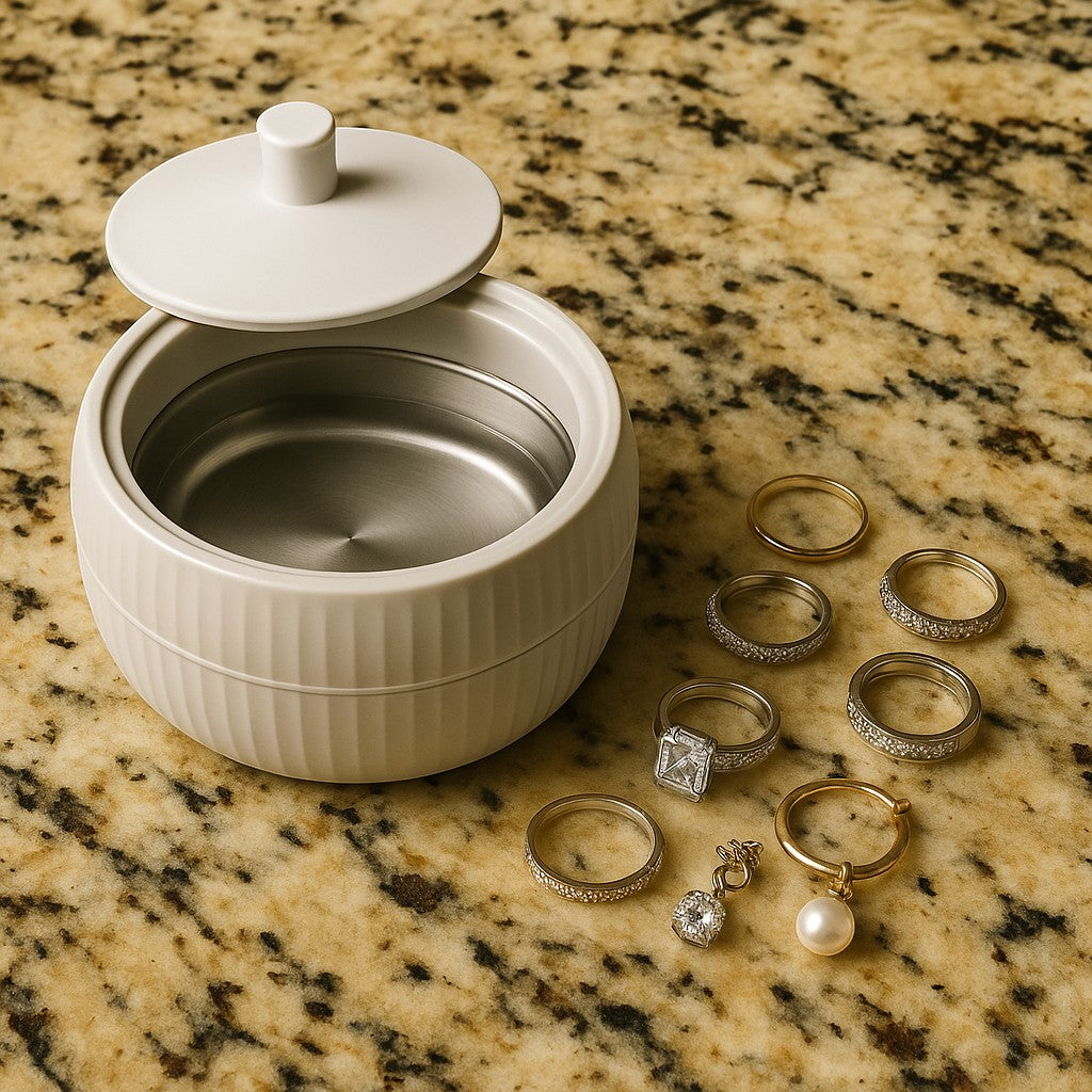 JEDIA Ultrasonic Cleaner for Dentures Retainers Jewelry