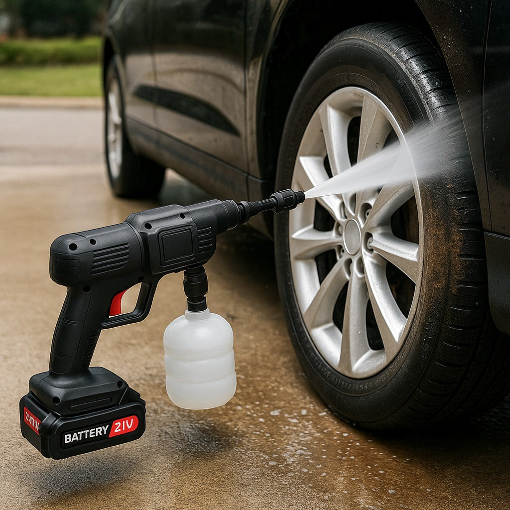 Cordless Portable Pressure Washer 21V Battery Case