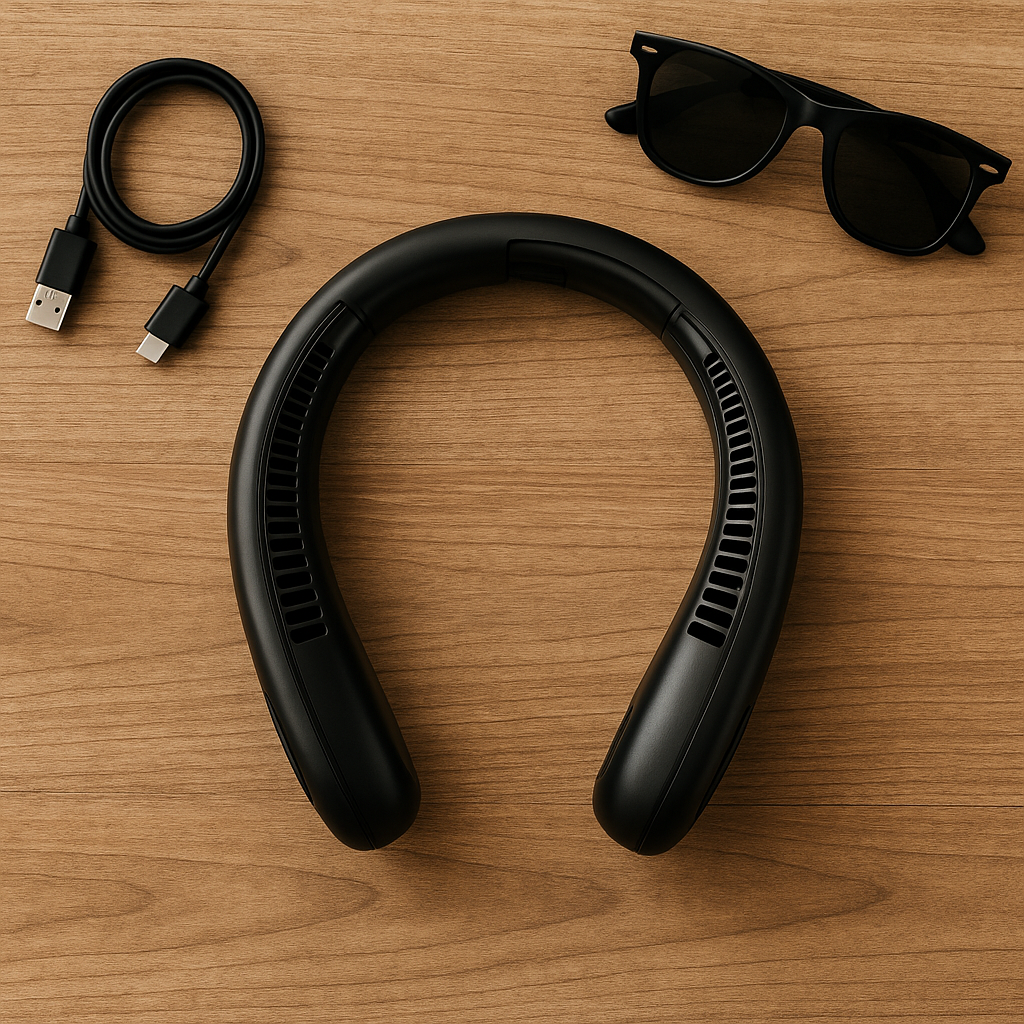 Portable Neck Fan Bladeless Rechargeable Hands-Free