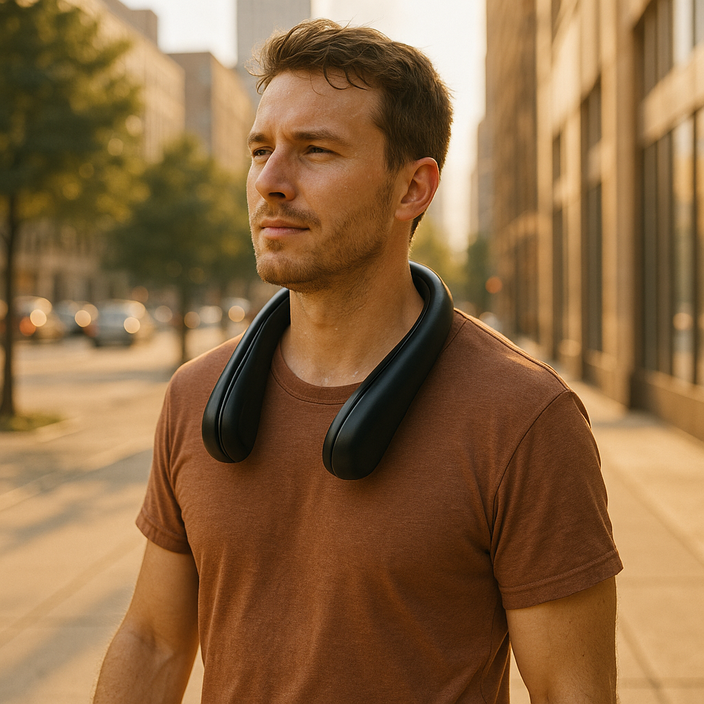 Portable Neck Fan Bladeless Rechargeable Hands-Free