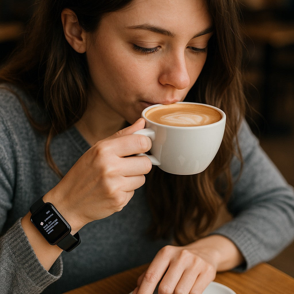 Rectangular smartwatch lifestyle 3