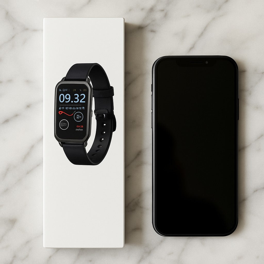 Rectangular smartwatch lifestyle 4