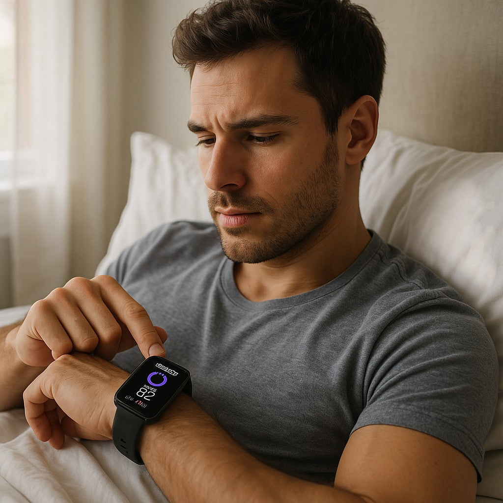 Rectangular smartwatch lifestyle 5