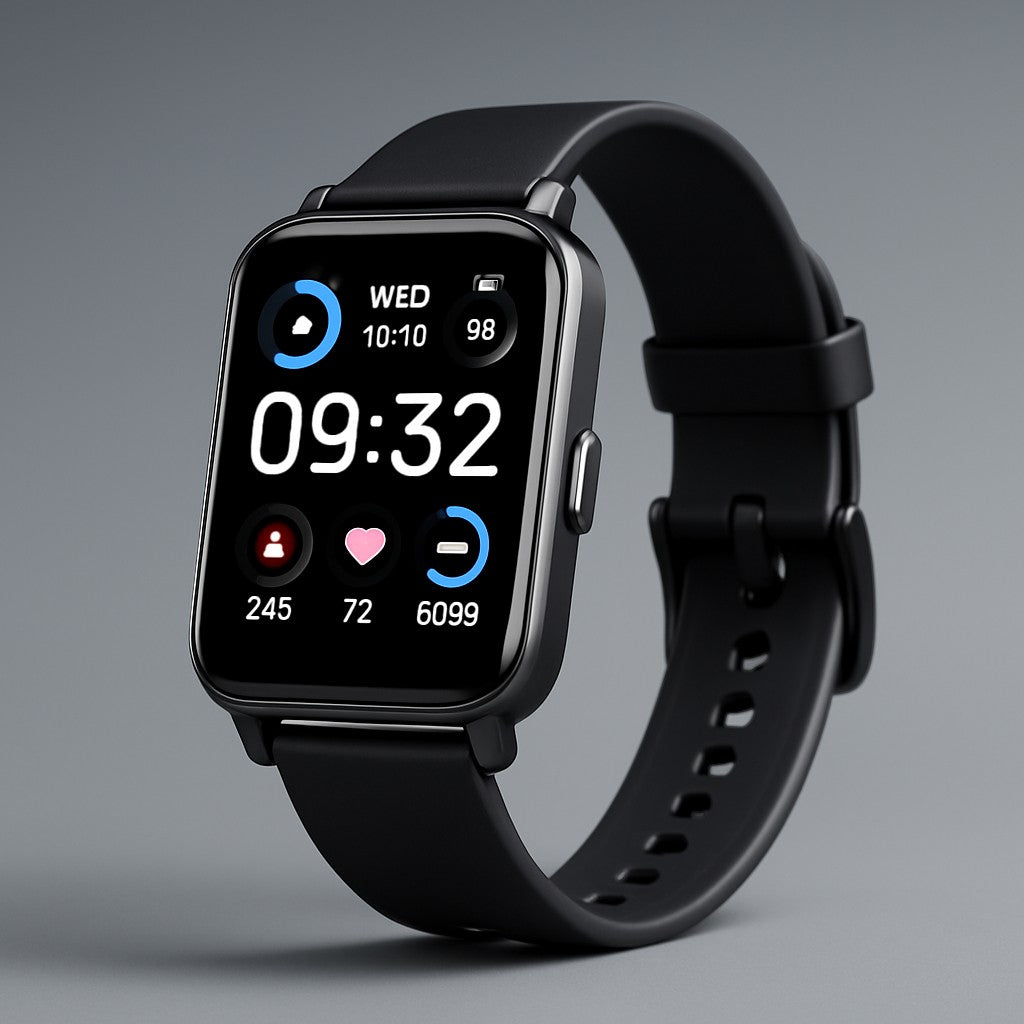 Rectangular smartwatch lifestyle 6