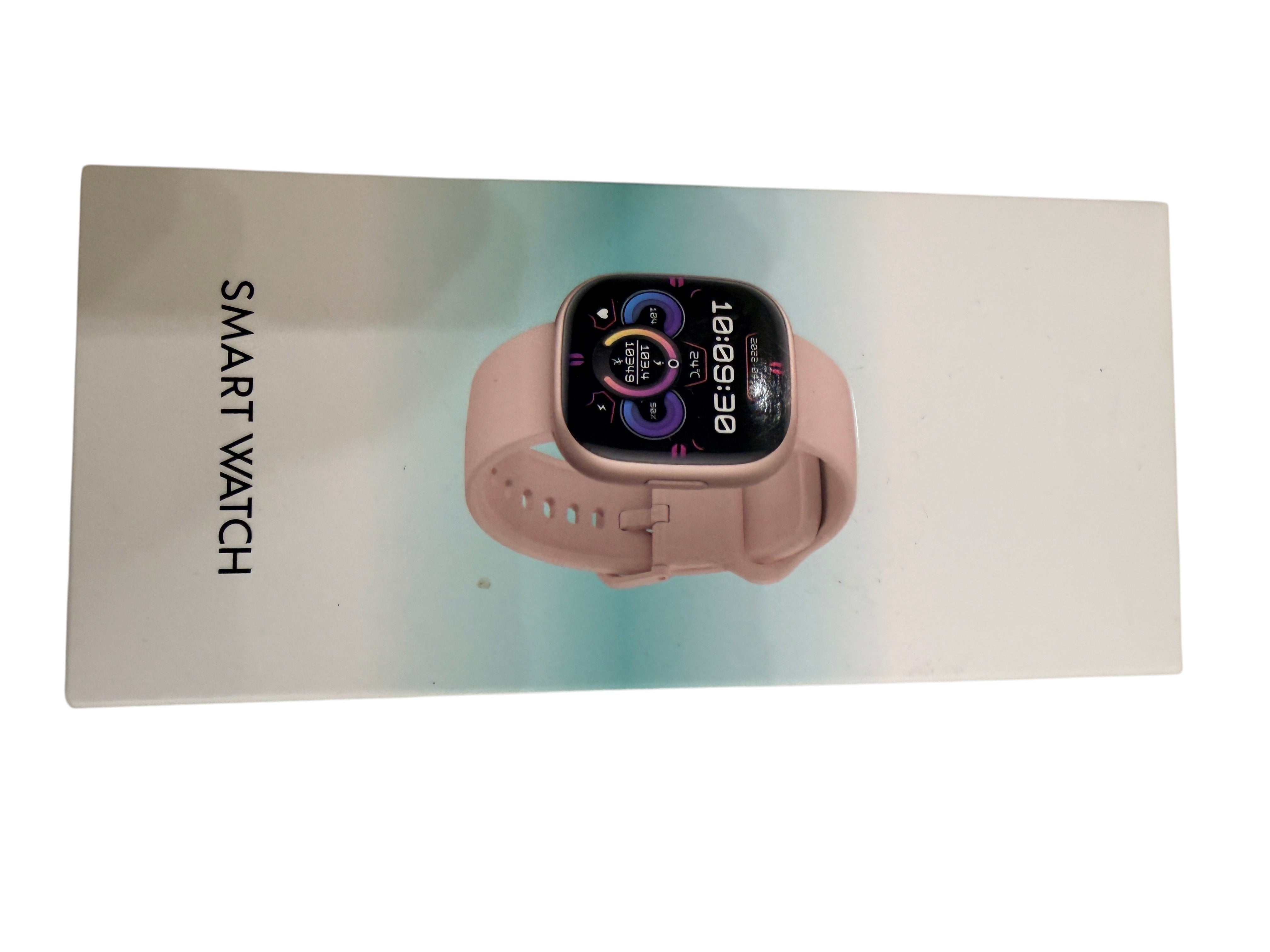 Pink smartwatch package front