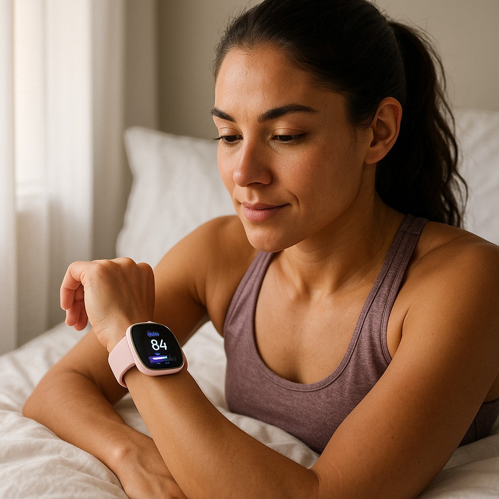 Pink smartwatch lifestyle 5