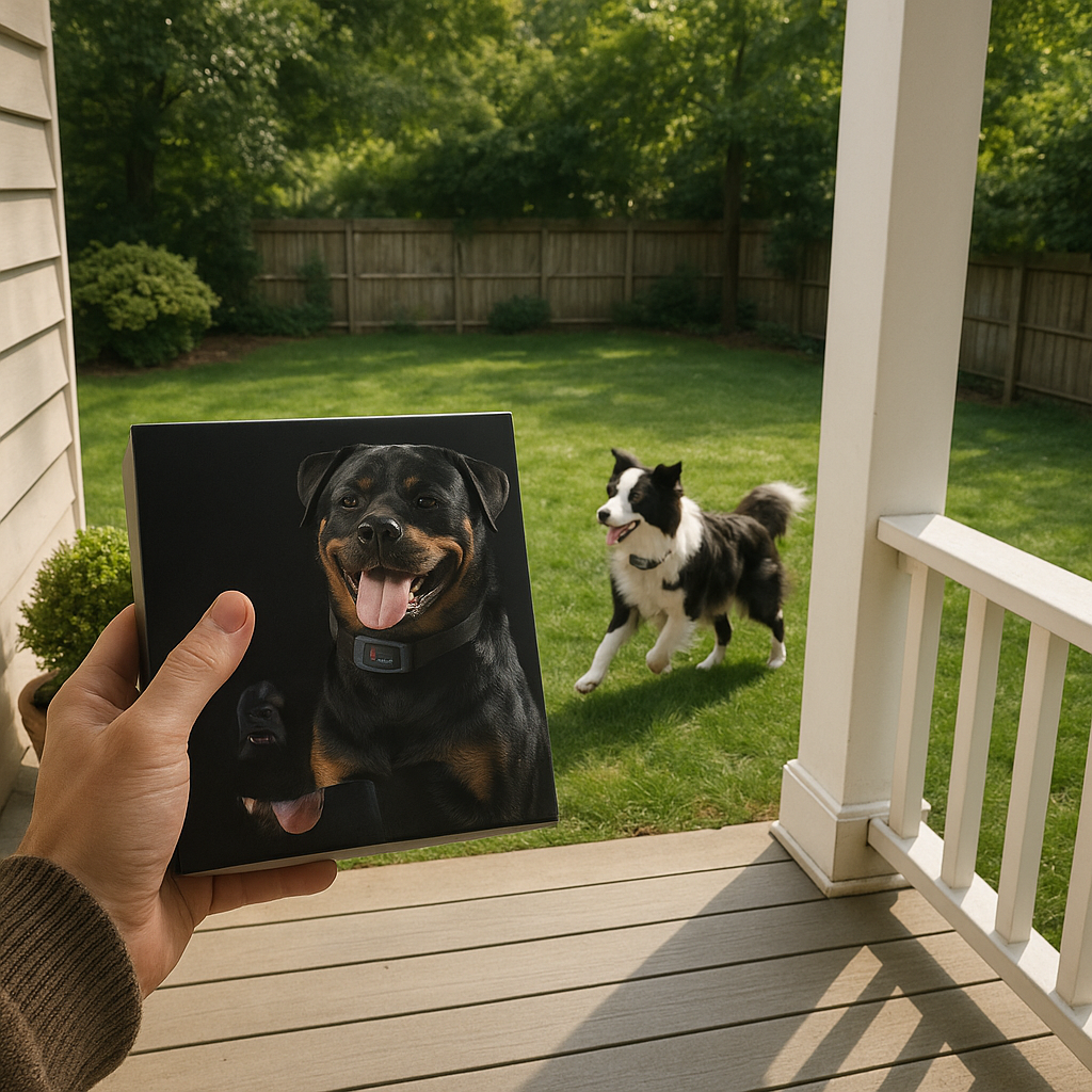 Owner setting up GPS fence