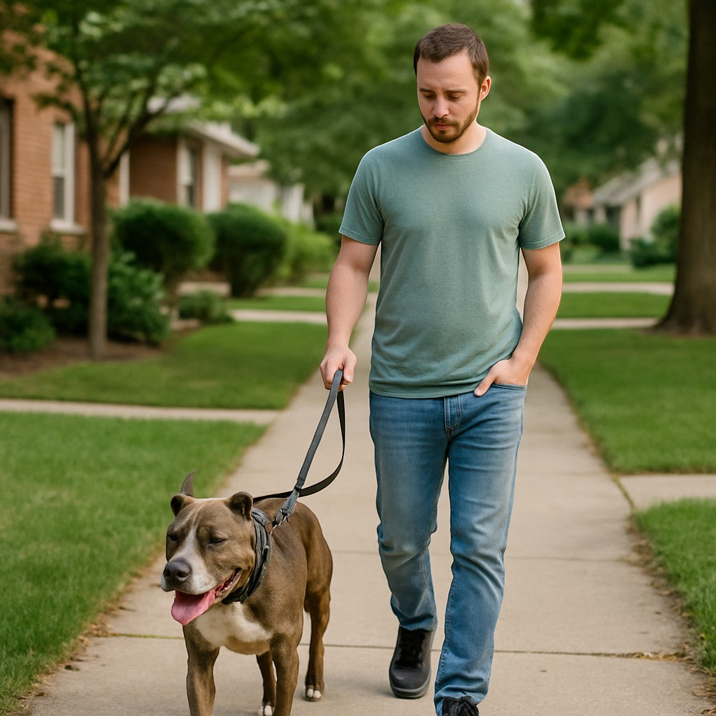 Trainer using remote outdoors