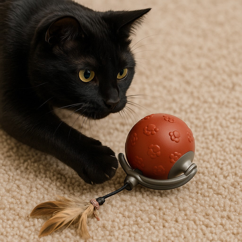 Interactive Cat Rolling Ball Toy lifestyle 4
