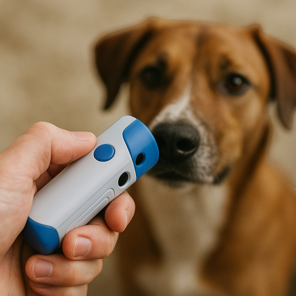 MOOUS Handheld Ultrasonic Bark Control lifestyle 2