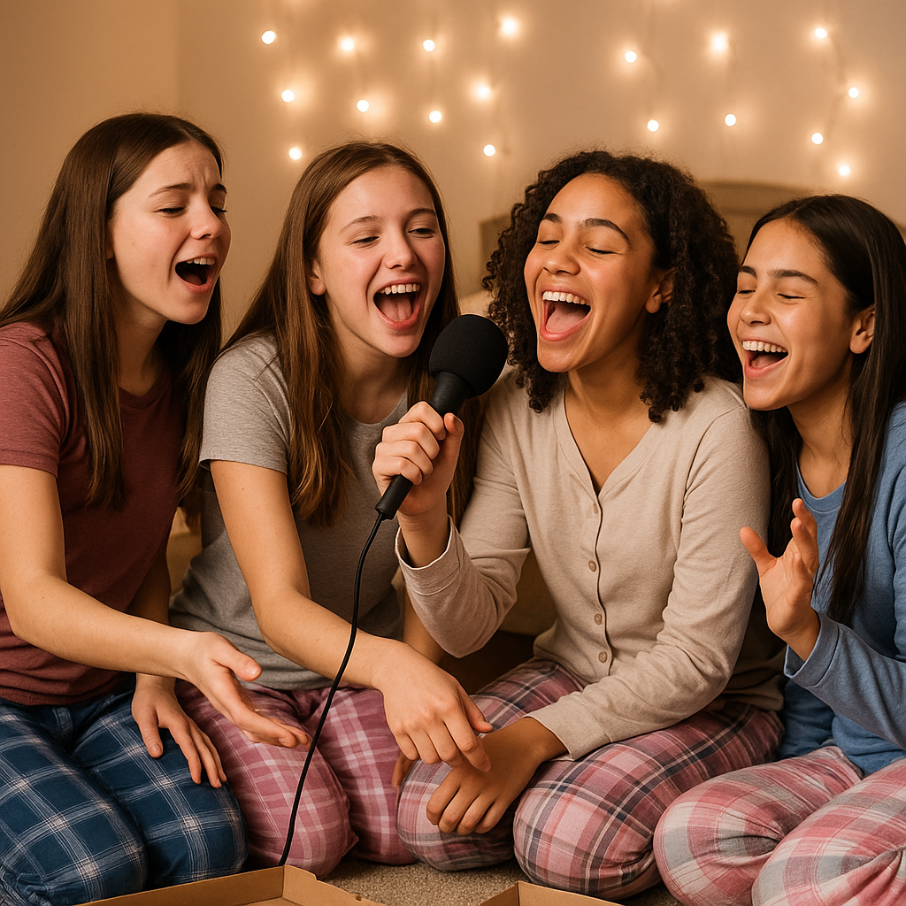 Karaoke Party Game Foam Mic Family Fun Set